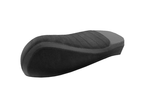 seat cover black, black stitch seam for Vespa GTS 125, 300 JN SEATS MOTOVEIKALS 21