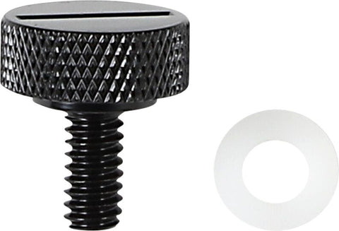 Seat Knob Blk Slot 1/4-20 DRAG SPECIALTIES DRAG SPECIALTIES MOTOVEIKALS 21