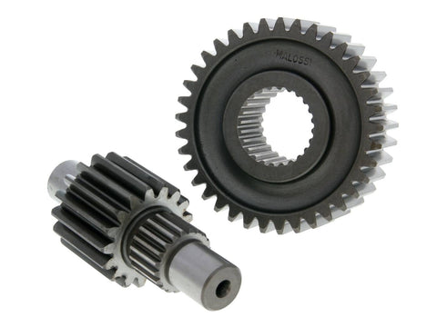 secondary transmission gear kit Malossi HTQ 17/37 for Aprilia, Benelli, Italjet, MBK, Yamaha MALOSSI MOTOVEIKALS 21