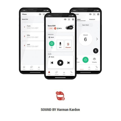 Sena 50S Mesh Sound by Harman Kardon single SENA MOTOVEIKALS 21