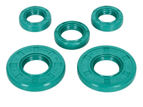 Shaft seal set Schmitt Evolution FKM green with swirl direction for Simson S50, KR51/1 Schwalbe, SR4-1 Spatz , SR4-2 Star , SR4-3 Sperber , SR4-4 Habicht SCHMITT MOTOVEIKALS 21