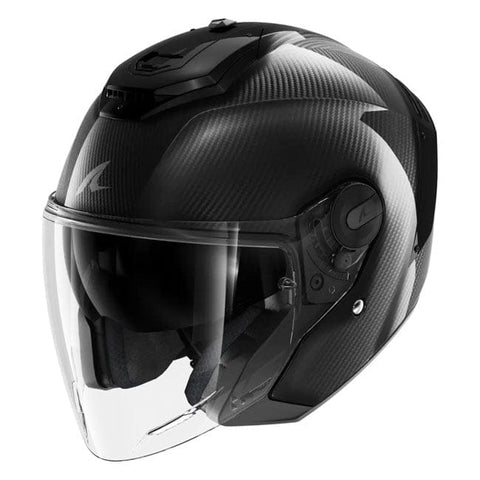 Shark RS Jet Carbon Blank helmet glossy black SHARK HELMETS MOTOVEIKALS 21
