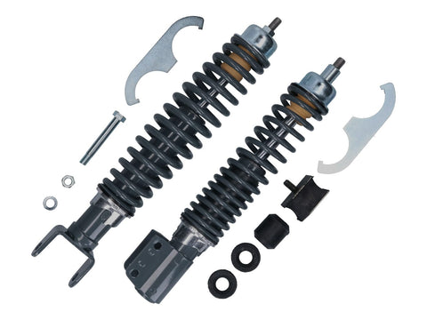 shock abosrber kit front + rear Carbone Sport RS adjustable for Vespa Largeframe CARBONE MOTOVEIKALS 21