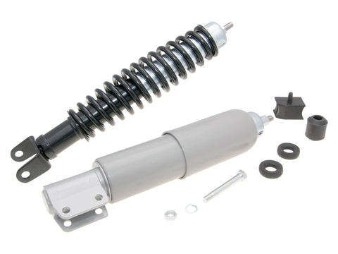 shock absorber kit front & rear black / grey for Vespa PX, PE 125, 150, 200 OEM STANDARD MOTOVEIKALS 21