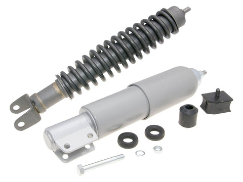 shock absorber kit front & rear phosphatized grey for LML Star, Deluxe, Vespa PX, PE OEM STANDARD MOTOVEIKALS 21