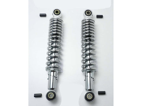 Shock absorber set chrome adjustable 260mm for Kreidler Flory DIVERSE / IMPORT MOTOVEIKALS 21