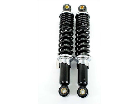 Shock absorber set DMP 280mm black for Kreidler, Honda Camino, Vespa Citta, Puch Maxi, Tomos moped, moped, mokick DMP MOTOVEIKALS 21