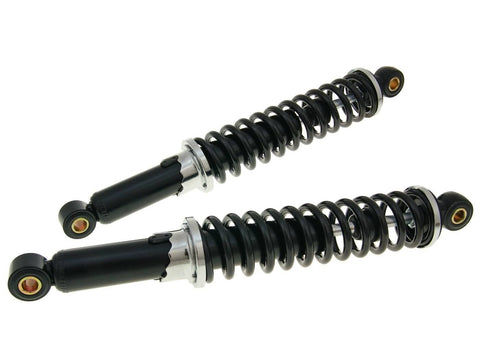 shock absorber set / shocks 300mm adjustable black for Puch, Schwalbe, Star, Spatz XTREME MOTOVEIKALS 21