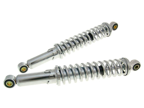 shock absorber set / shocks 320mm adjustable chrome for Puch XTREME MOTOVEIKALS 21