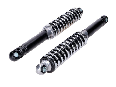 Shock absorber set Sport 340mm black/chrome for Puch Maxi S, Zündapp, Kreidler, Hercules, moped, mokick, moped DIVERSE / IMPORT MOTOVEIKALS 21