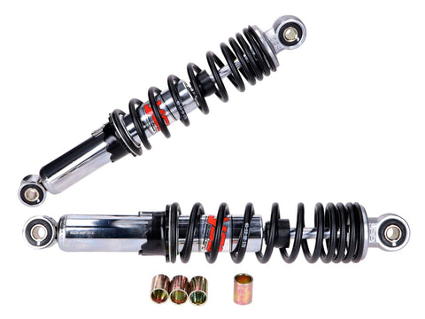 Shock absorber set YSS black chrome 300mm for Puch Maxi, Tomos YSS SUSPENSION MOTOVEIKALS 21