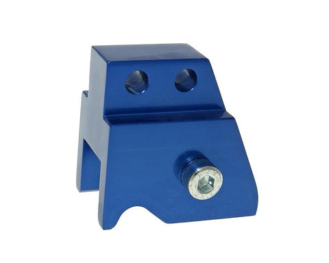shock extender CNC 2-hole adjustable mounting - blue for Minarelli VPARTS MOTOVEIKALS 21