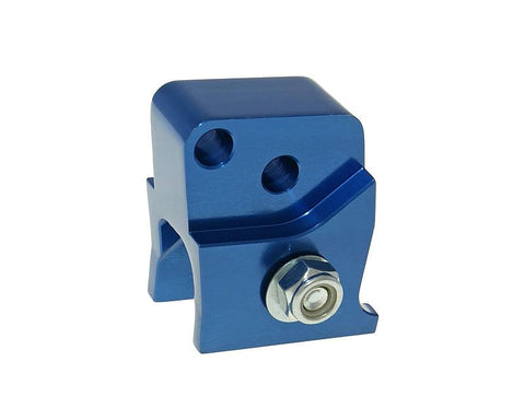 shock extender CNC 2-hole adjustable mounting - blue for Peugeot horizontal VPARTS MOTOVEIKALS 21