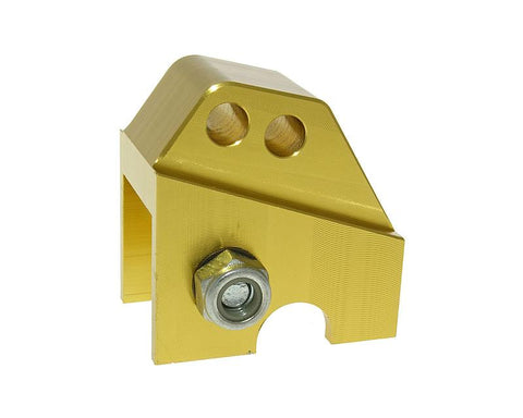 shock extender CNC 2-hole adjustable mounting - gold in color for Piaggio VPARTS MOTOVEIKALS 21