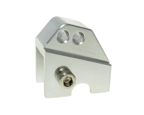 shock extender CNC 2-hole adjustable mounting - platinum look for Piaggio VPARTS MOTOVEIKALS 21