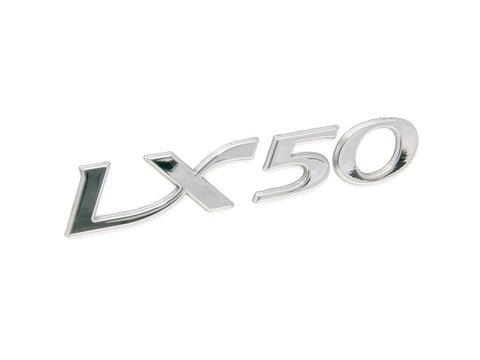 side cover badge "LX50" for Vespa LX 50 OEM STANDARD MOTOVEIKALS 21