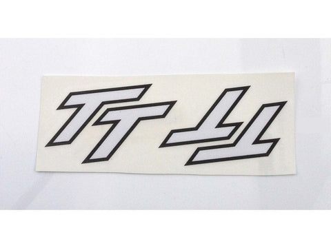 Side cover fairing white black for Zündapp GTS 50, KS 50 DIVERSE / IMPORT MOTOVEIKALS 21