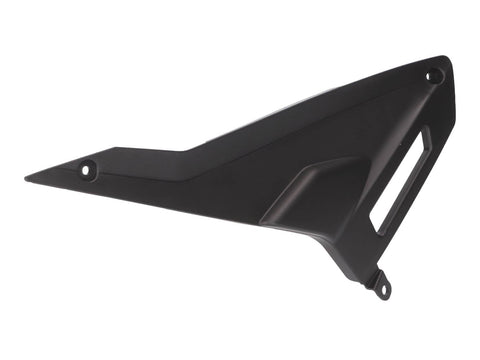 side cover left-hand front OEM black for Aprilia RX, SX, Derbi Senda, Gilera RCR, SMT 50 Euro4 2018- PIAGGIO MOTOVEIKALS 21