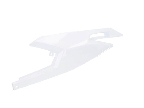side cover left-hand rear OEM white for Aprilia RX, SX, Derbi Senda, Gilera RCR, SMT 50 Euro4 2018- PIAGGIO MOTOVEIKALS 21