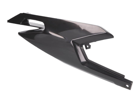 side cover right-hand rear OEM black for Aprilia RX, SX, Derbi Senda, Gilera RCR, SMT 50 Euro4 2018- PIAGGIO MOTOVEIKALS 21