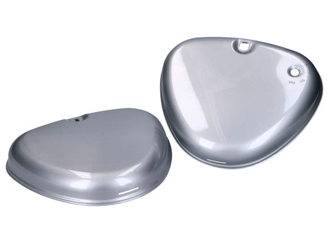 side cover set silver metallic for Simson S50, S51, S70 OEM STANDARD MOTOVEIKALS 21