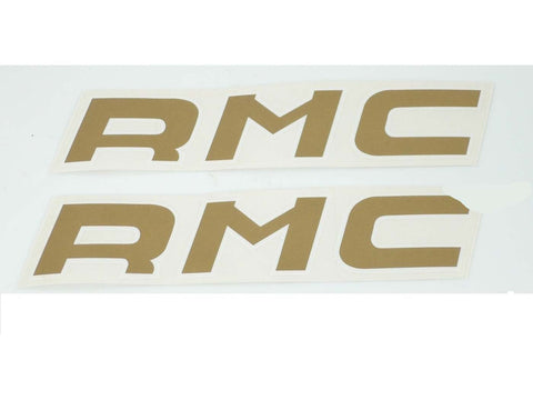 Side cover sticker 2 pieces 30mm 135mm gold for Kreidler Florett RMC DIVERSE / IMPORT MOTOVEIKALS 21