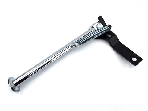 Side stand chrome 1 piece 380mm 90mm for Honda MB 5, 50 Mokick, 8 80 DIVERSE / IMPORT MOTOVEIKALS 21