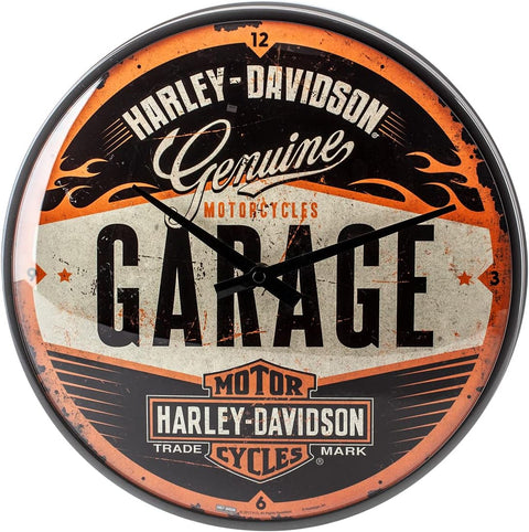 Sienas pulkstenis Harley Davidson GARAGE 31cm NOSTALGIC ART MOTOVEIKALS 21