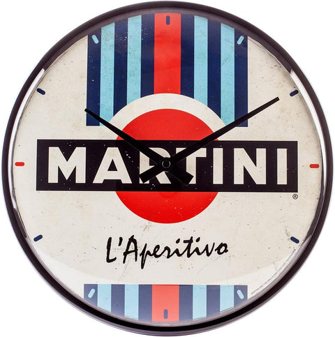 Sienas pulkstenis MARTINI 31cm NOSTALGIC ART MOTOVEIKALS 21