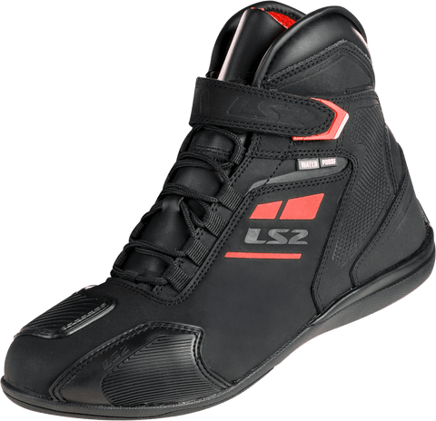 Sieviešu moto apavi LS2 GARRA WATERPROOF black red 38 LS2 MOTOVEIKALS 21