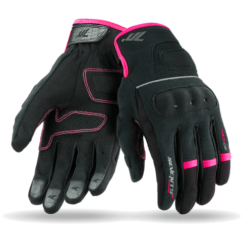 Sieviešu moto cimdi 70Degrees C56 black / pink L 70 DEGREES MOTOVEIKALS 21