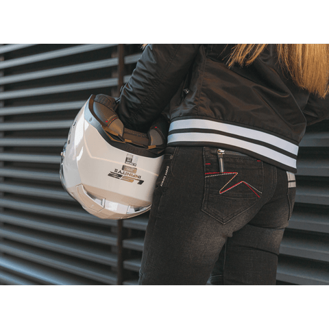 Sieviesu moto džinsi LS2 DAKOTA black 2XL LS2 MOTOVEIKALS 21