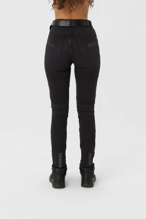 Sieviešu moto džinsi PandoMoto Kusari Skinny-Fit black PANDO MOTO MOTOVEIKALS 21