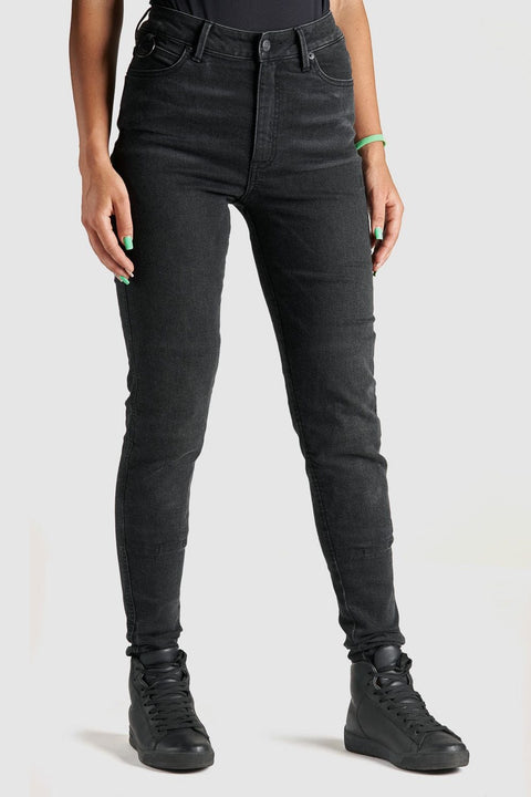 Sieviešu moto džinsi PandoMoto Kusari Skinny-Fit black PANDO MOTO MOTOVEIKALS 21