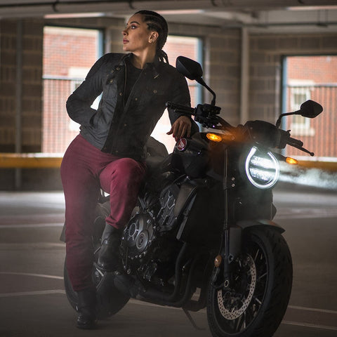 Sieviešu moto legingi Oxford Super WS regular burgundy 10 OXFORD MOTOVEIKALS 21
