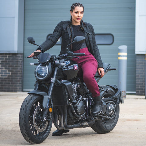 Sieviešu moto legingi Oxford Super WS regular burgundy 10 OXFORD MOTOVEIKALS 21
