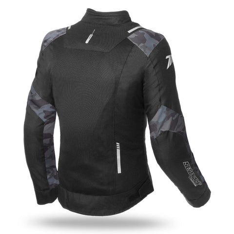 Sieviešu vasaras sietiņa jaka RACING 70 Degrees JR54 black / camo L 70 DEGREES MOTOVEIKALS 21