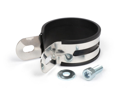 Silencer clamp - BGM PRO Clubman Sport - Lambretta Series 1 -3, including rubber BGM PRO MOTOVEIKALS 21