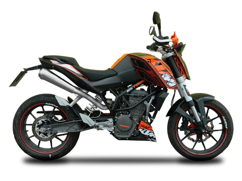 silencer / muffler Spark High-Mount GP-Style stainless steel for KTM Duke 125, 200 11-16 DIVERSE / IMPORT MOTOVEIKALS 21