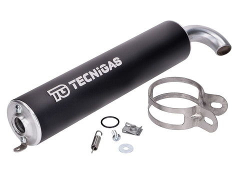 silencer Tecnigas aluminium black for Triops TECNIGAS MOTOVEIKALS 21