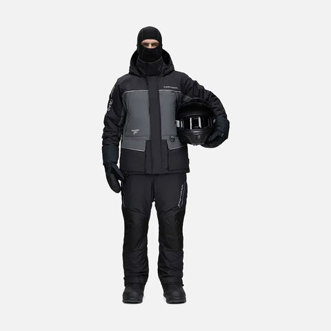 Siltināts ziemas kombinezons Finntrail NORDY 3757 MiddleGrey bikses un jaka FINNTRAIL MOTOVEIKALS 21