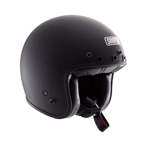 Simpson Chopper helmet matte black SIMPSON MOTOVEIKALS 21