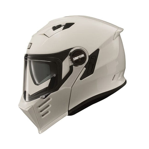 Simpson Darksome helmet white SIMPSON MOTOVEIKALS 21