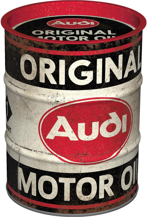 Skārda krājkase AUDI Original Motor Oil NOSTALGIC ART MOTOVEIKALS 21