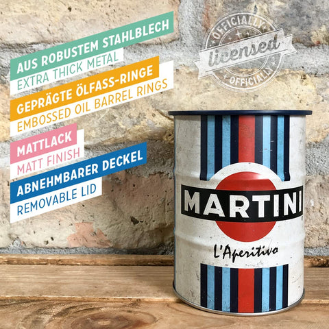 Skārda krājkase MARTINI NOSTALGIC ART MOTOVEIKALS 21