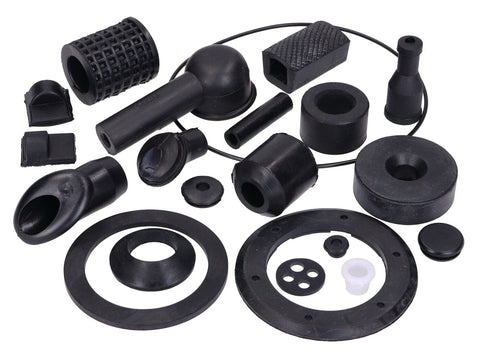 small part kit rubber, black for Vespa GL, Sprint 150 RMS MOTOVEIKALS 21