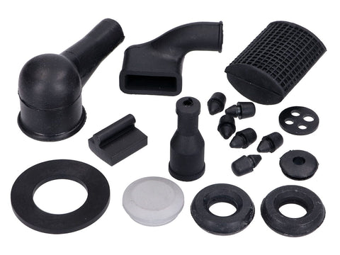 small part kit rubber, black for Vespa PK 50-125 RMS MOTOVEIKALS 21