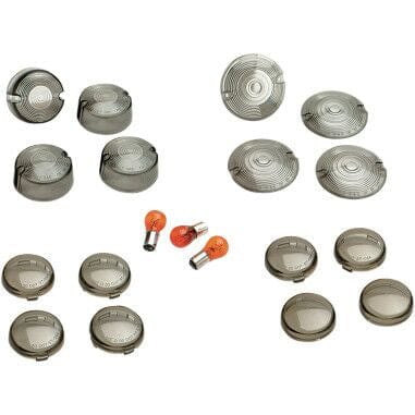 Smoked Flat Lens 86-12 DRAG SPECIALTIES DRAG SPECIALTIES MOTOVEIKALS 21