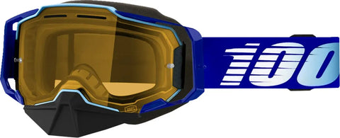 Sniega motocikla brilles ARMEGA SNOW Royal blue YL 100% MOTOVEIKALS 21