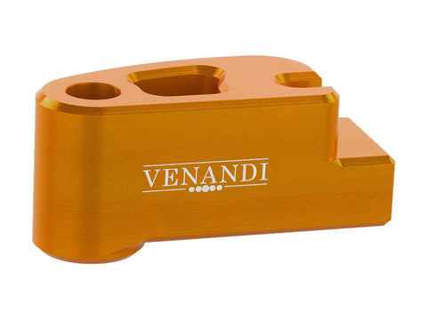 spacer Venandi CNC, rear brake plate stopper, golden for Simson VENANDI MOTORS MOTOVEIKALS 21
